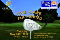 United Way Golf Outing Postcard Front